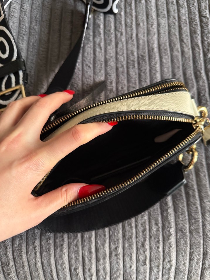 Marc Jacobs Kadın The Snapshot Siyah Deri Çanta - Görsel 5