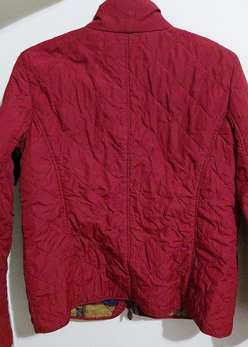 Bordo Fermuarlı Kadın Ceket - Görsel 3