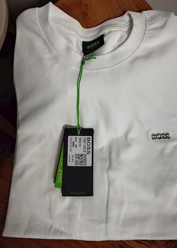 Erkek Beyaz Kısa Kollu Pamuklu Tişört - Görsel 4