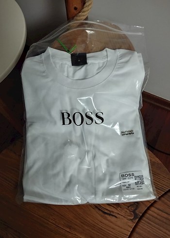 Erkek Beyaz Kısa Kollu Pamuklu Tişört - Görsel 2