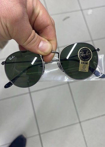 Ray-Ban Yuvarlak Gri ve sarı çerçeveli  unisex Güneş Gözlüğü - Görsel 3