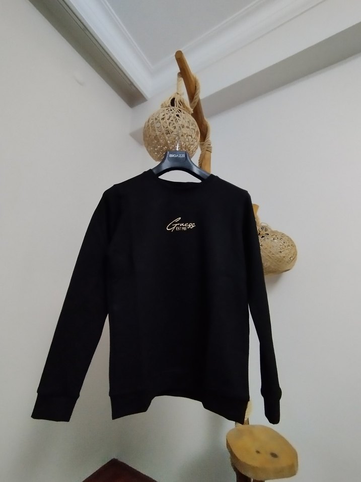 Beyaz Kadın Baskılı uzun kol Sweatshirt - Görsel 3