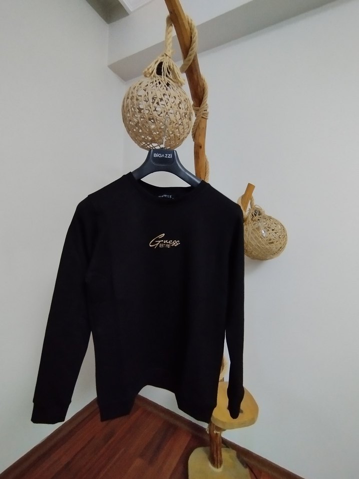 Beyaz Kadın Baskılı uzun kol Sweatshirt - Görsel 4