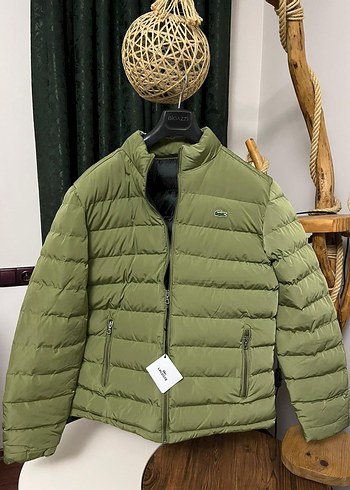 Yeşil Fermuarlı Erkek Sokak Stili Mont - Görsel 3