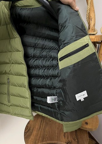 Yeşil Fermuarlı Erkek Sokak Stili Mont - Görsel 4