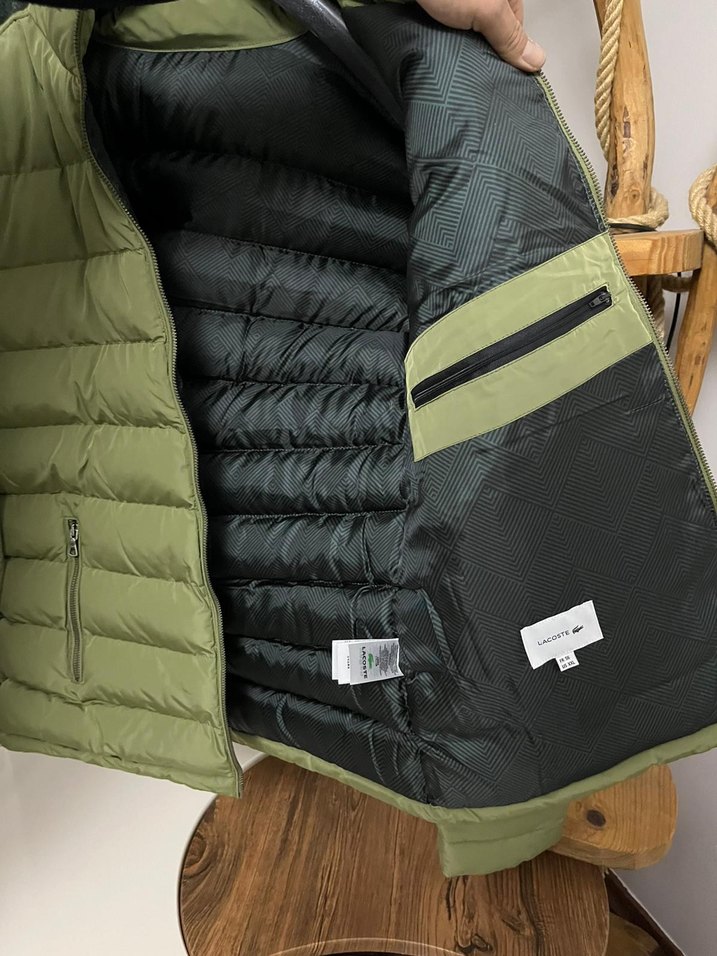 Yeşil Fermuarlı Erkek Sokak Stili Mont - Görsel 4