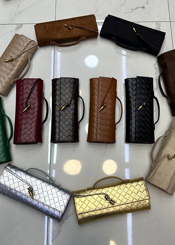 Bottega Veneta andiamo clutch bag - Görsel 2