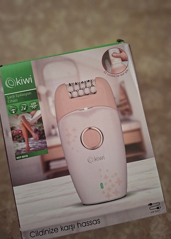Kiwi Şarjlı Epilatör Beyaz - Görsel 2