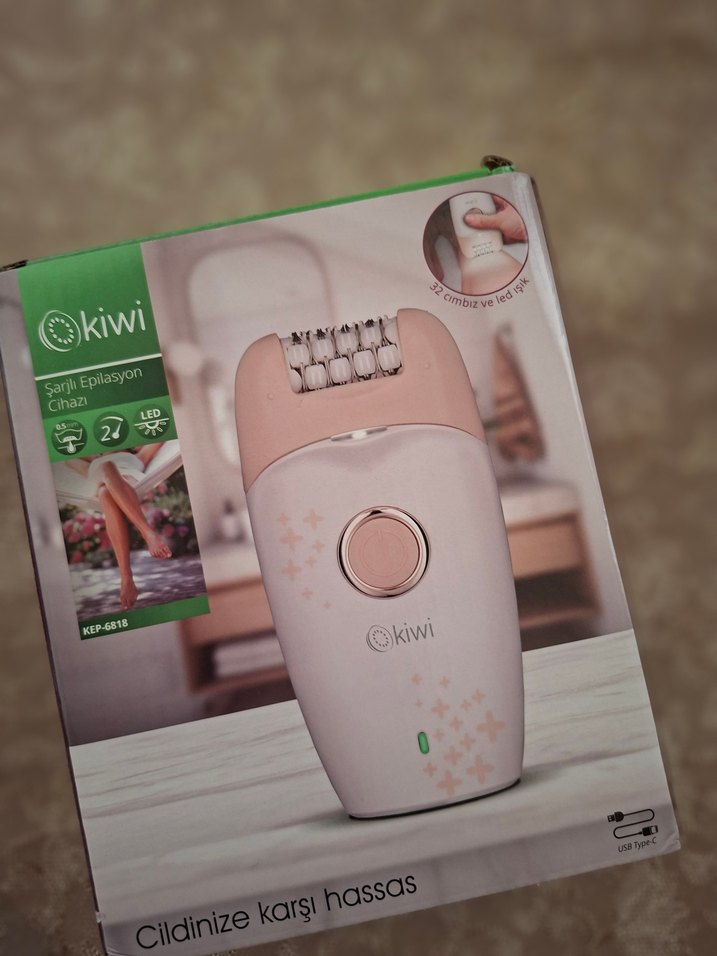 Kiwi Şarjlı Epilatör Beyaz - Görsel 2