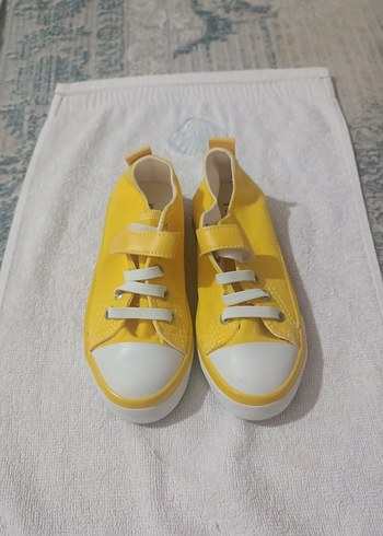 Sarı  Çocuk Spor Ayakkabı Velcro - Görsel 2