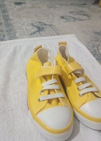 Sarı  Çocuk Spor Ayakkabı Velcro - Görsel 4