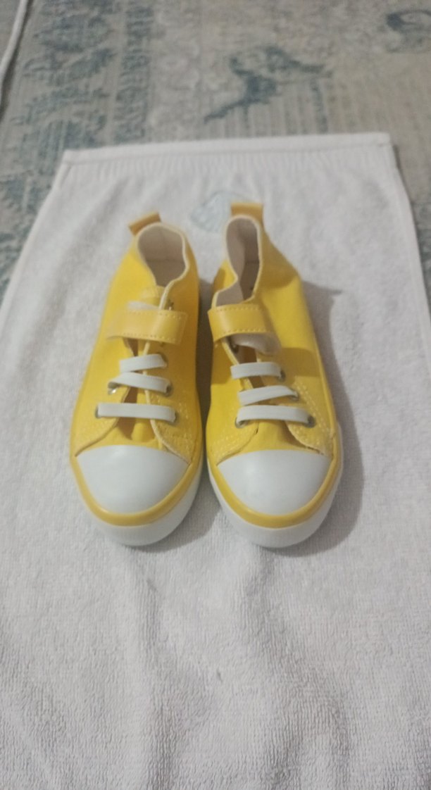 Sarı  Çocuk Spor Ayakkabı Velcro - Görsel 3