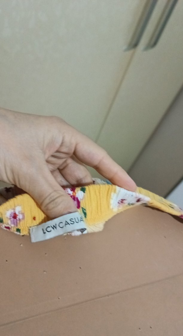 LCW Sarı Çiçek Desenli Uzun Midi Etek - Görsel 5