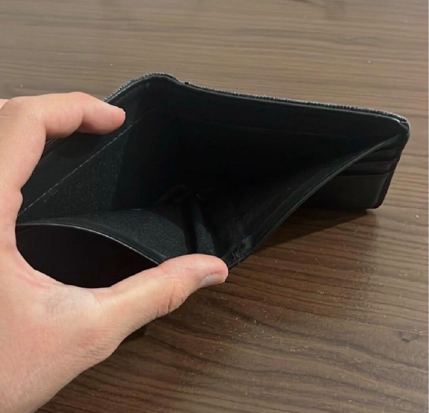 Gri Nakışlı Erkek Cüzdanı - Görsel 3