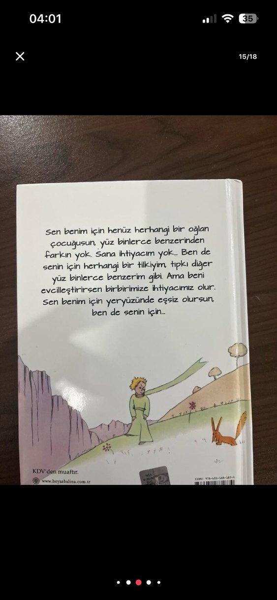 Küçük Prens - Antoine de Saint-Exupéry - Görsel 3