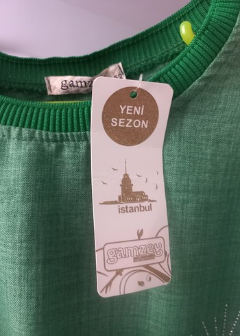 Yeşil Kadın Keten Tunik - Görsel 2