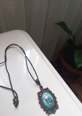 Turkuaz Boncuklu Bohem Kadın İznik çini Takı Seti - Görsel 7