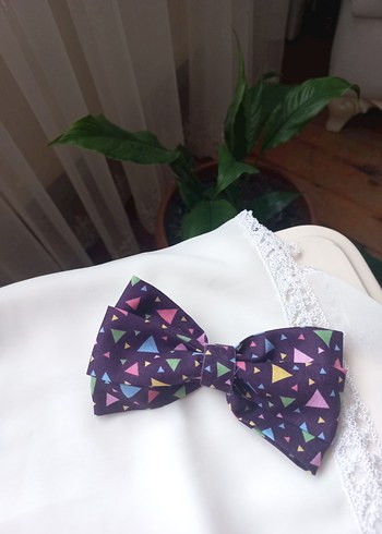 Renkli Ekose Desenli Fiyonk Toka - Görsel 5