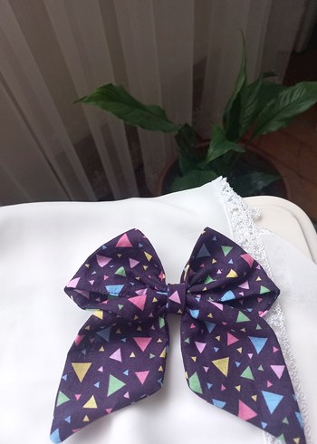 Renkli Ekose Desenli Fiyonk Toka - Görsel 6