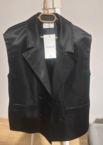 Siyah yelek etek takım - Görsel 2