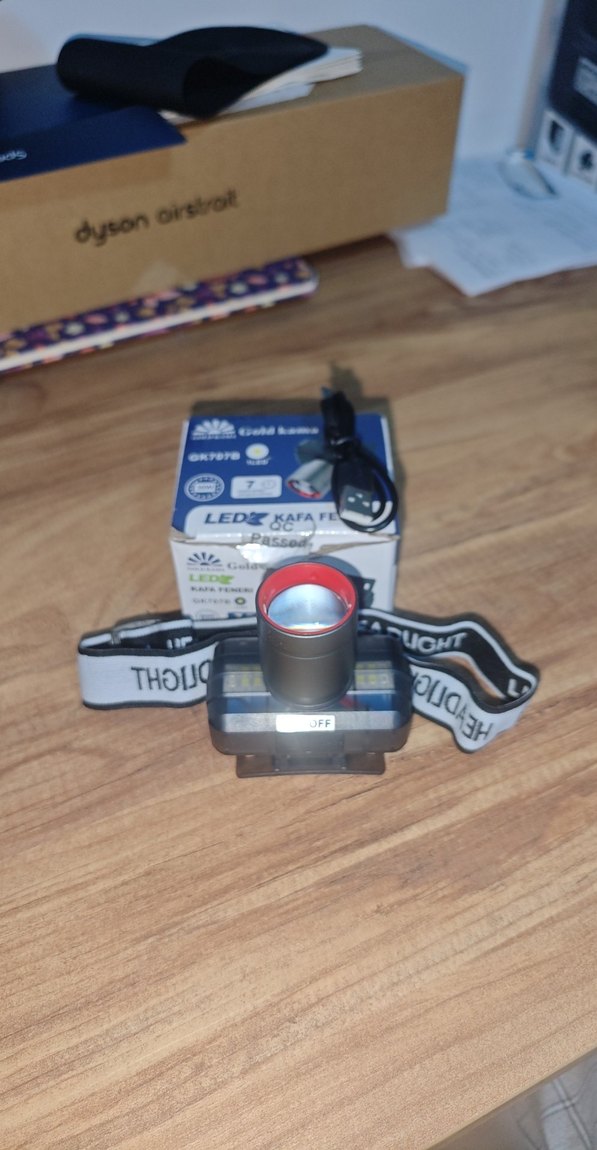 Gold Kama LED Kafa Feneri - Görsel 2