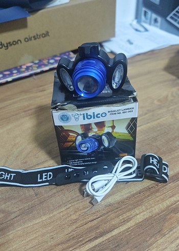 Mavi Bisiklet Lambası LED Işıklı - Görsel 3