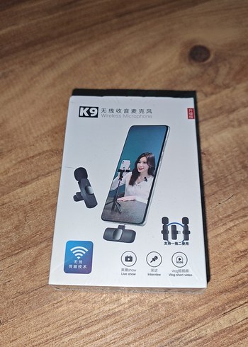 K9 Kablosuz Mikrofonlu Telefon Tutucu - Görsel 2