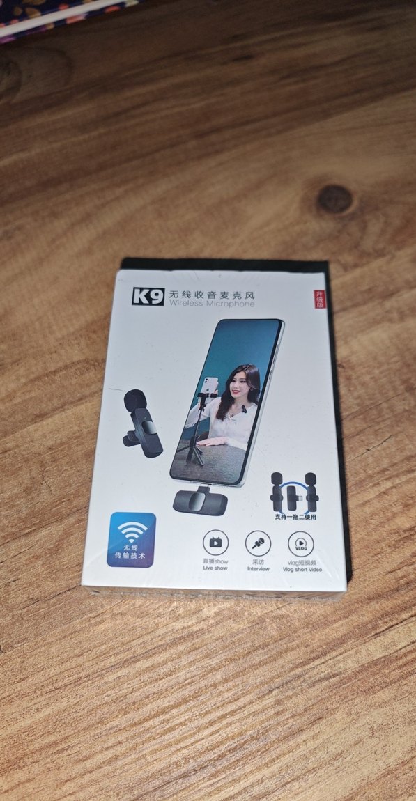 K9 Kablosuz Mikrofonlu Telefon Tutucu - Görsel 2