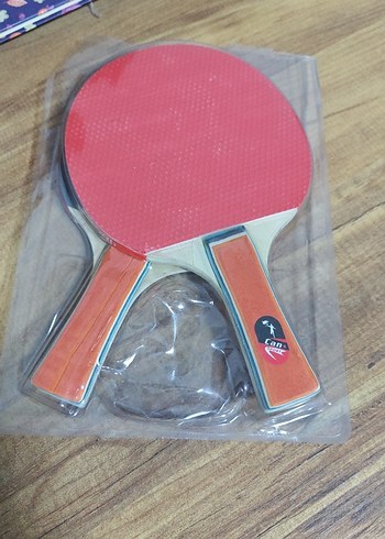 Renkli Turuncu Masa Tenisi Raketi Seti - Görsel 2