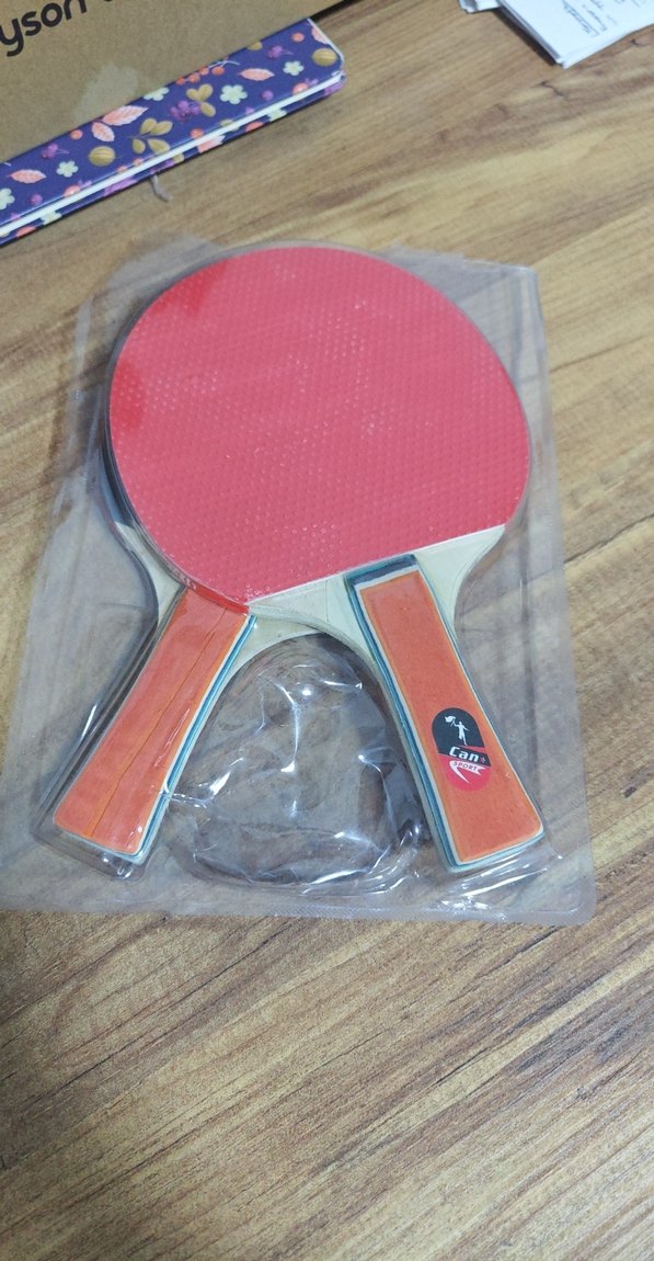 Renkli Turuncu Masa Tenisi Raketi Seti - Görsel 2