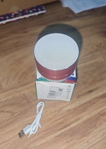 Mavi Mini Bluetooth Hoparlör - Görsel 2