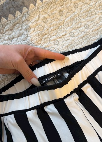 Kadın Zebra Desenli Pantolon - Görsel 5