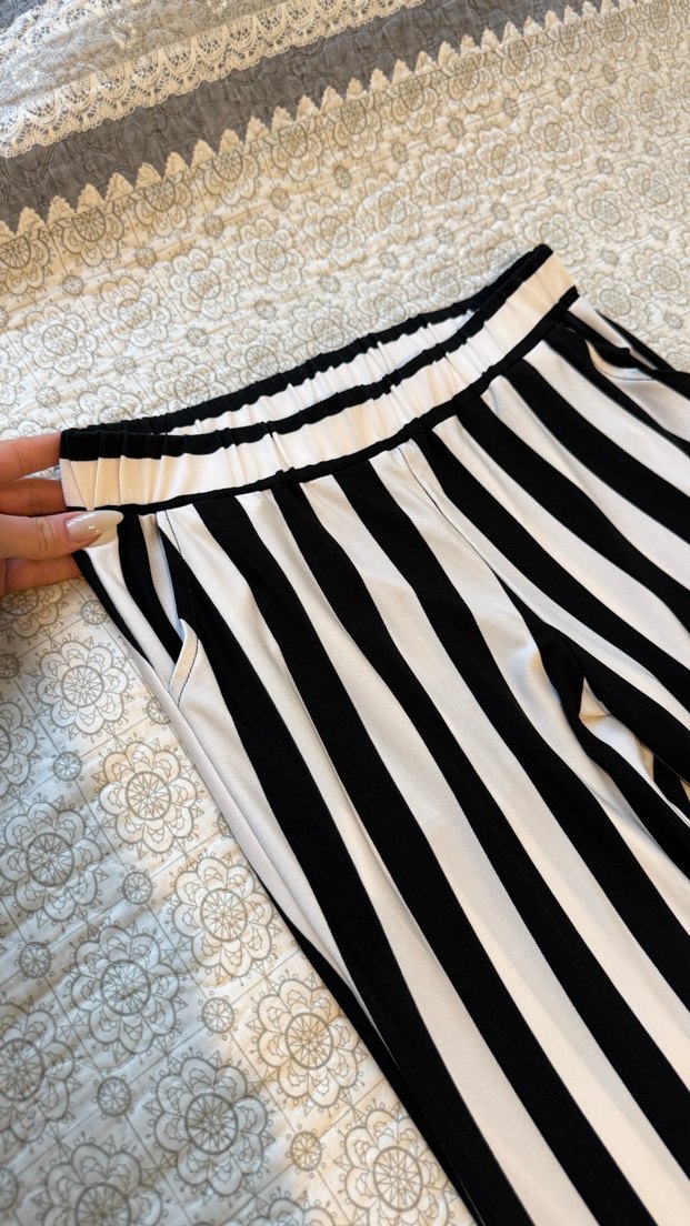 Kadın Zebra Desenli Pantolon - Görsel 4