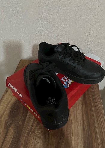 Siyah Platform Topuklu Kadın Spor Ayakkabı - Görsel 2