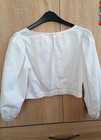 Zara Zara crop bluz