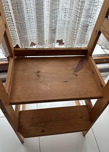 Bej Ahşap Çocuk Sandalyesi - Görsel 4