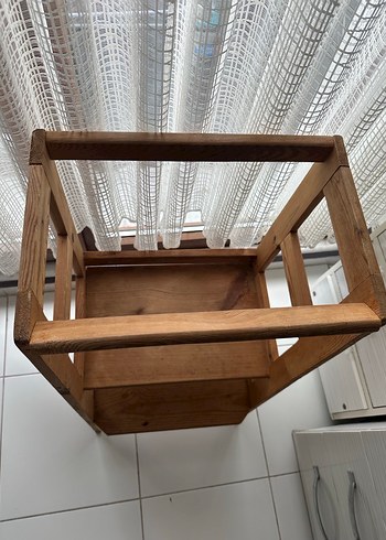 Bej Ahşap Çocuk Sandalyesi - Görsel 2