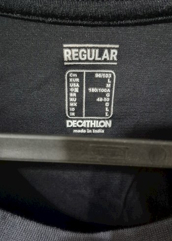 Decathlon Gri Erkek Kısa Kollu Spor Tişörtü - Görsel 2