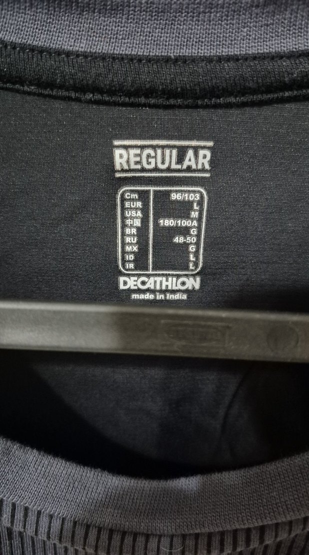 Decathlon Gri Erkek Kısa Kollu Spor Tişörtü - Görsel 2