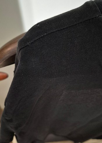 Bershka Baskılı Siyah Erkek Tişört - Görsel 4