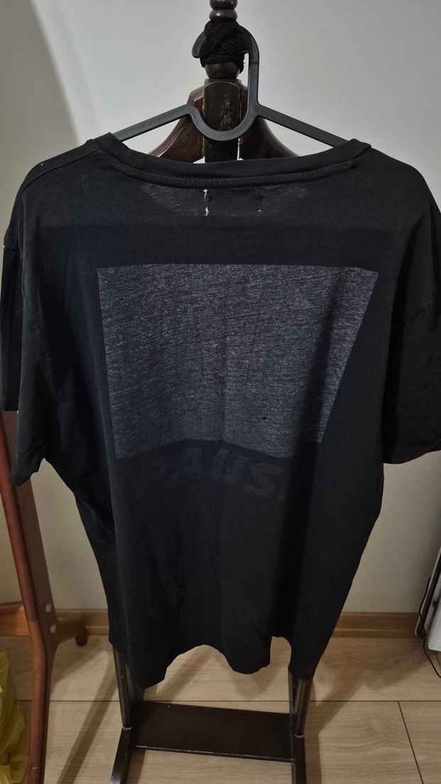 Bershka Baskılı Siyah Erkek Tişört - Görsel 5