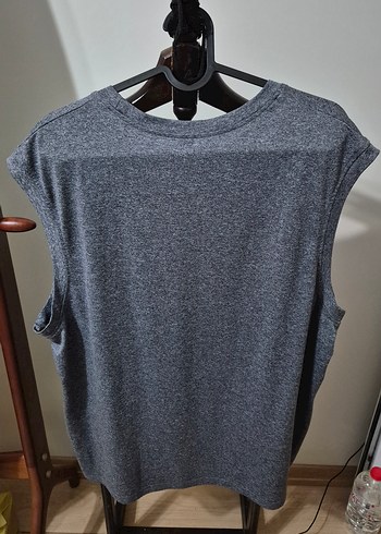 Gri Pamuklu Plaj Giyim - Görsel 3