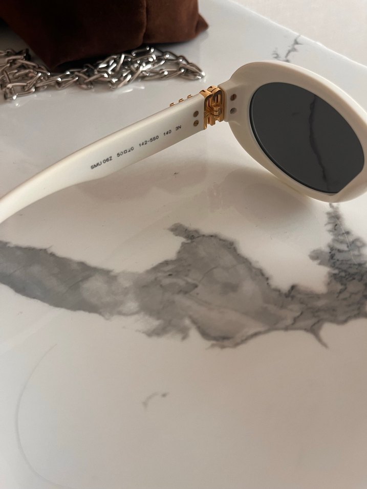 Beyaz Miu Miu Kadın Gözlüğü - Görsel 5