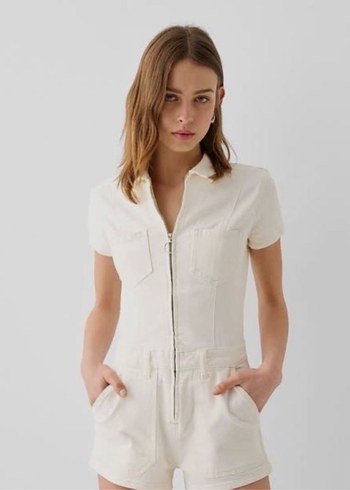 Bershka denim tulum - Görsel 2