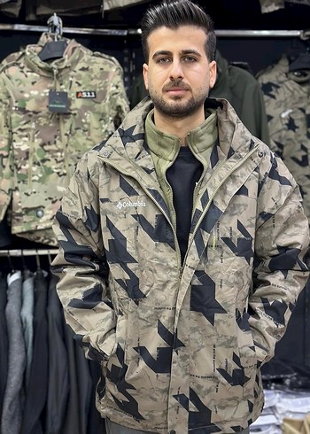 Columbia Kamuflaj Erkek Mont - Görsel 5