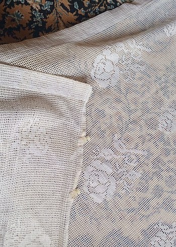 Bohem İşlemeli Beyaz Perde - Görsel 4