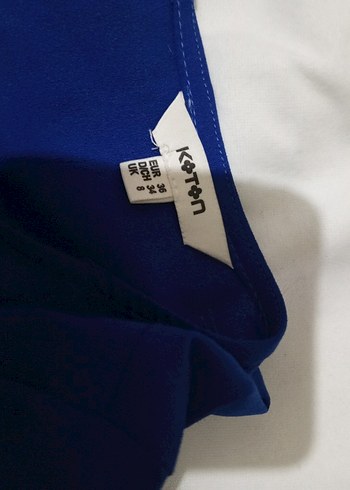 Mavi, Uzun Kollu, Dar Kesim Kadın Elbisesi - Görsel 2