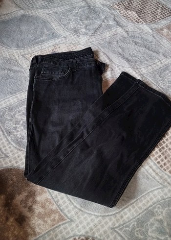 Erkek Siyah Regular Fit Denim Pantolon - Görsel 2