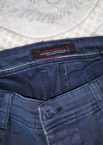 Erkek Lacivert Regular Fit Denim Pantolon - Görsel 3