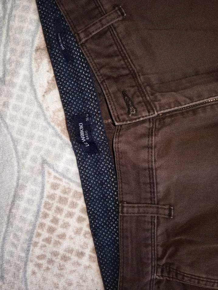 Kahverengi Kemerli Erkek Pantolon - Görsel 3